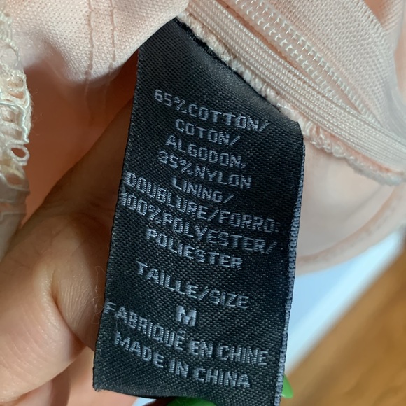 Suzy Shier Pink Lace Peplum Blouse - Picture 4 of 5